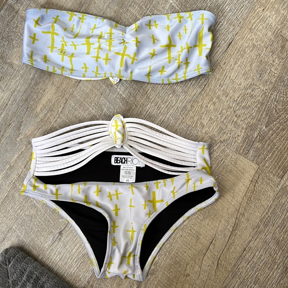 Beach riot bikini crosses strappy